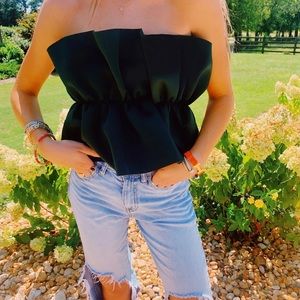 Cloud Ten Ruffled Tube Top